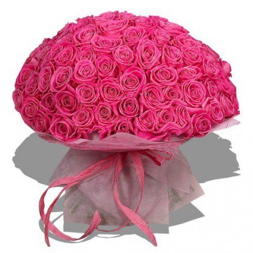 Букет розовых роз для любимой