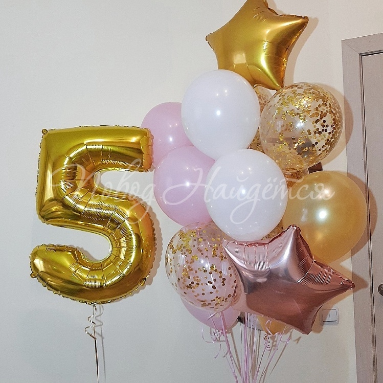Композиции из воздушных шаров на День рождения