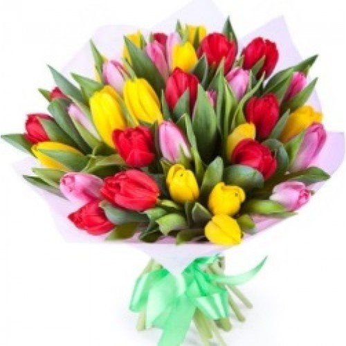Букет цветов в подарок на 8 марта