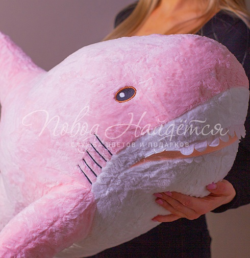 Акула розовая, 100 см