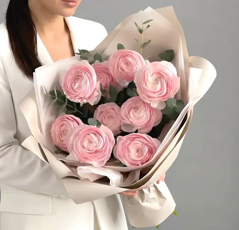 РАНУНКУЛЮСЫ Букет Прекрасное мгновение