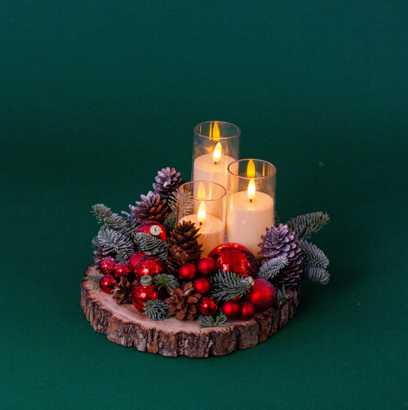 Цветочная композиция Морозный штиль