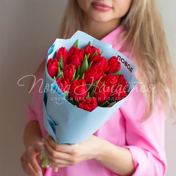 Букет из 15 тюльпанов