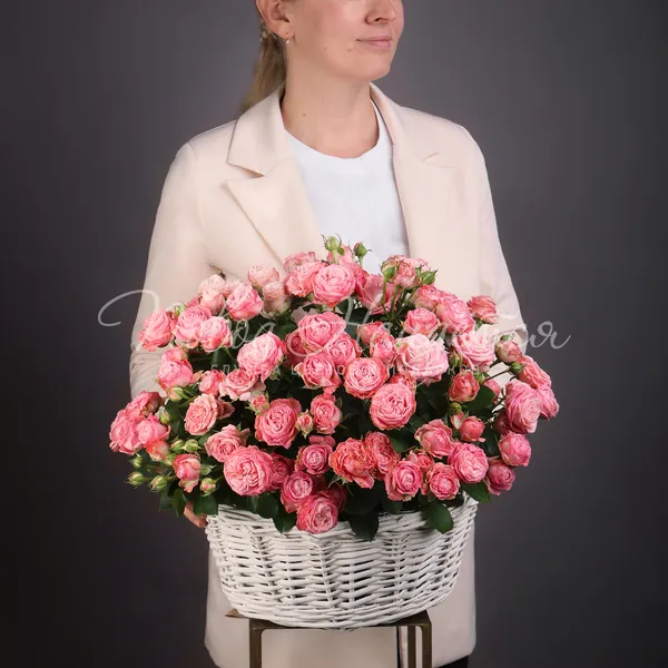 Пионовидные розы Букет Элегантная классика