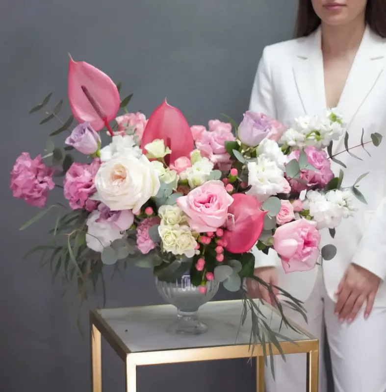 Настольные композиции Цветочная композиция Cансэт