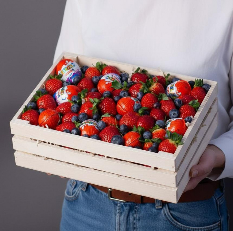 Фруктовые корзины Корзина Праздничное настроение