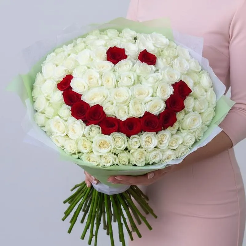 101 роза Букет Отличное настроение