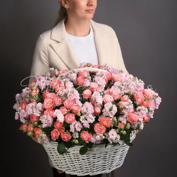 Пионовидные розы Букет Дотянуться до солнца