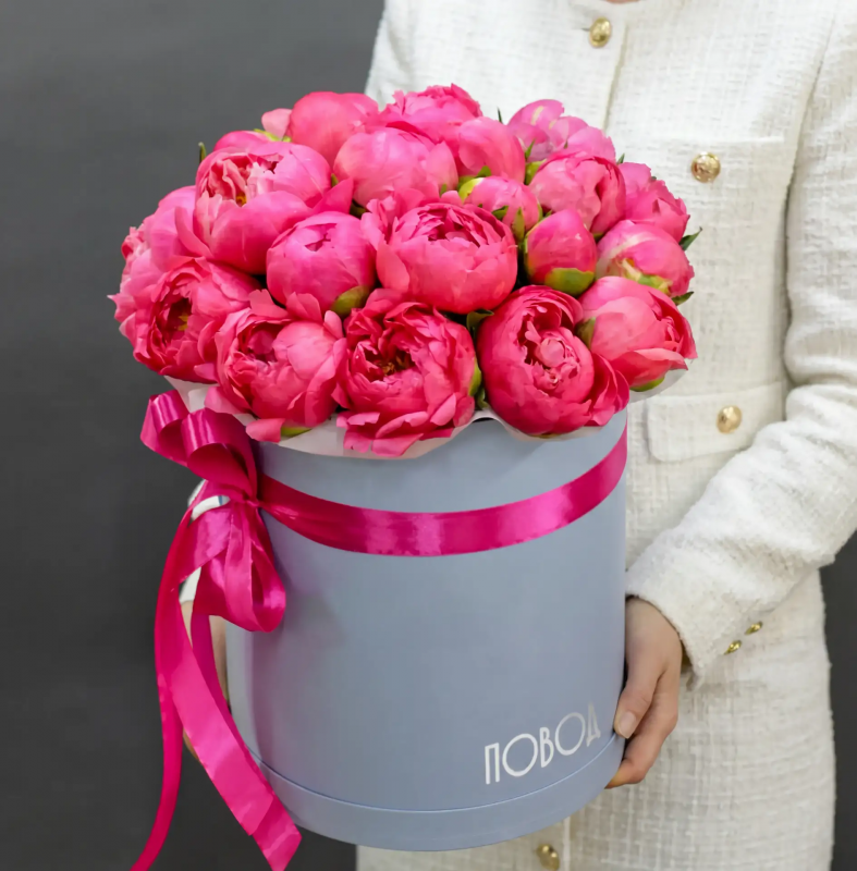 ПИОНЫ Букет Райский розовый