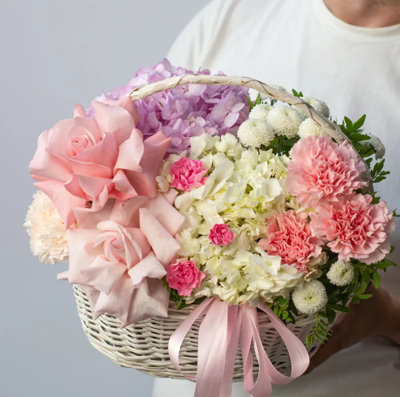 ХРИЗАНТЕМЫ Букет Сливочный щербет