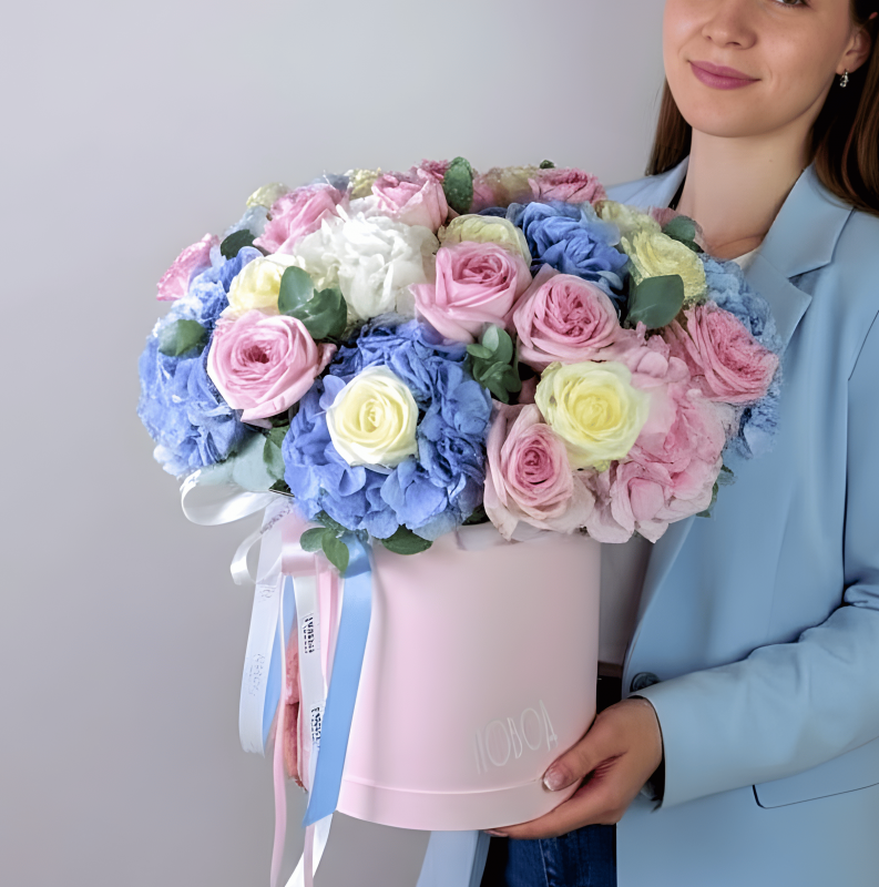 Букет Голубые облака