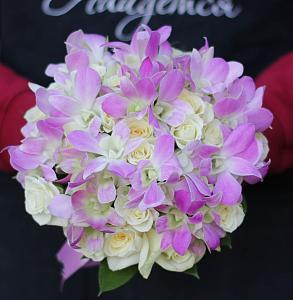 Букеты невесты из орхидей