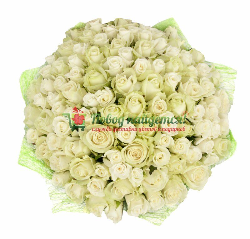 Красивые букеты белых роз