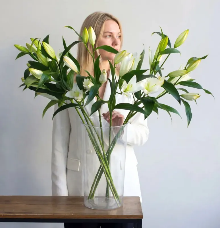 Вазы для цветов Ваза пластиковая, 40 см