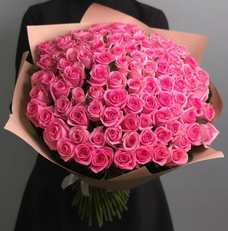 101 роза Букет Топаз