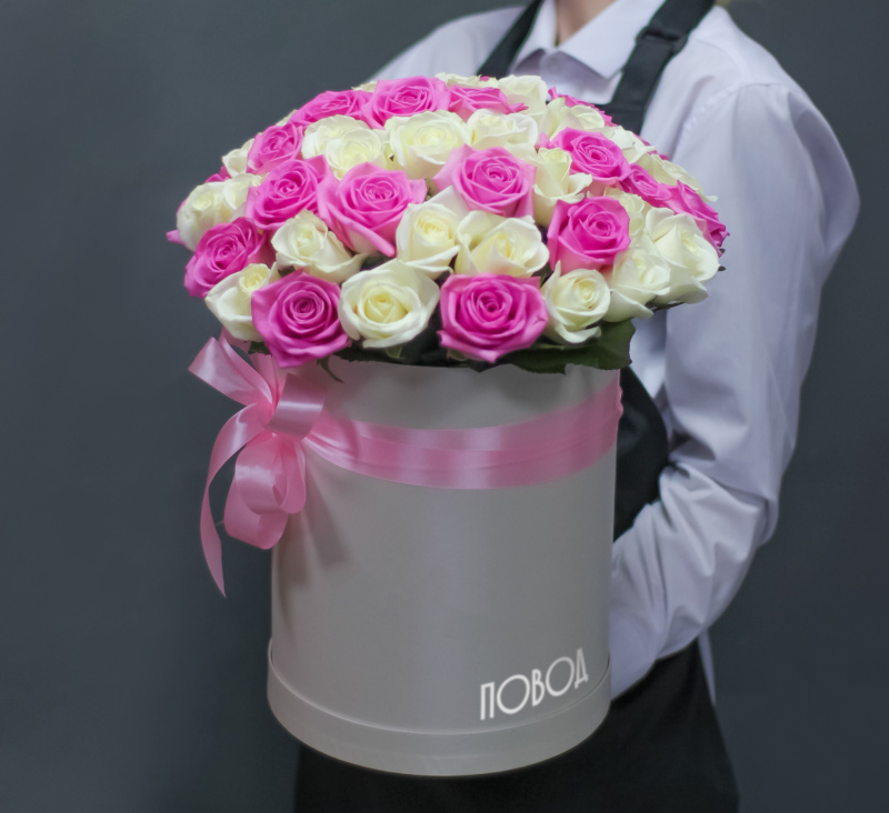 Корзина Розовый шарм