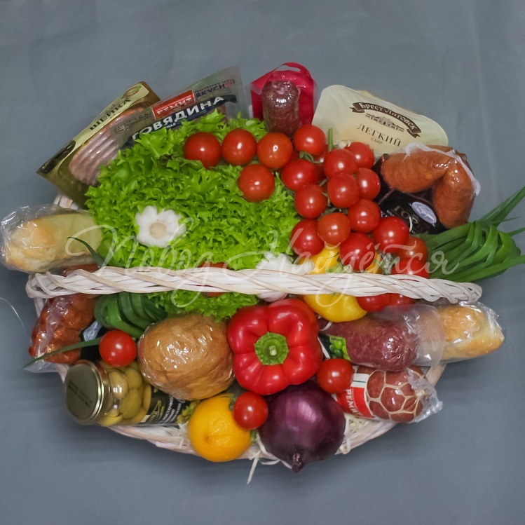 Продуктовые букеты учителю