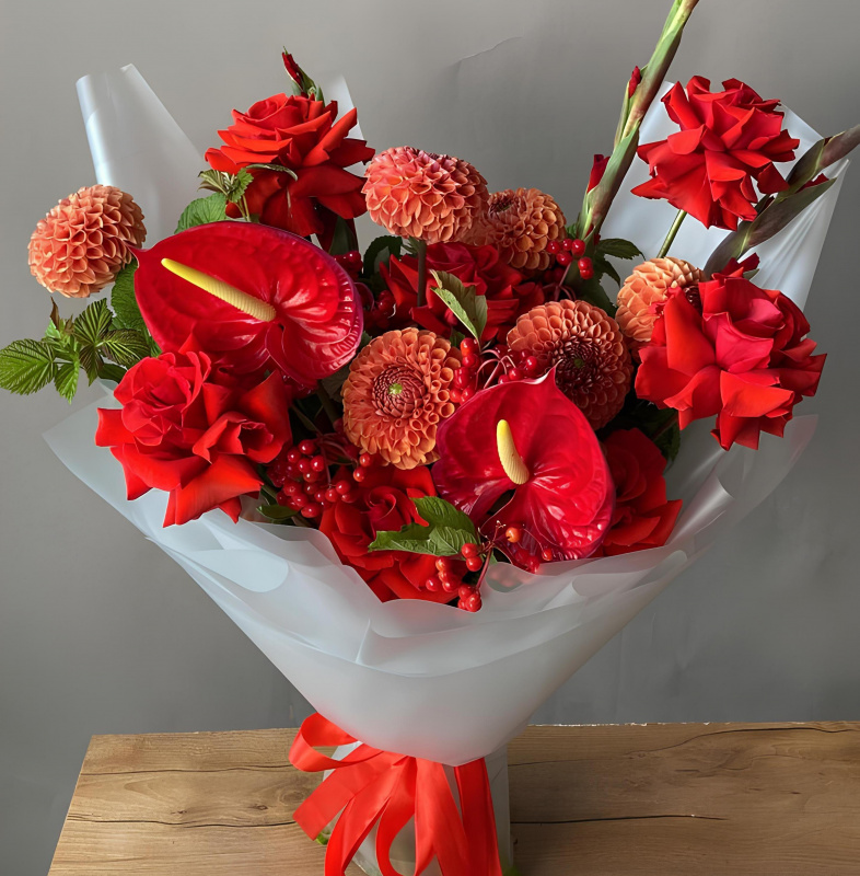 Дизайнерские букеты Букет Загадочная дама