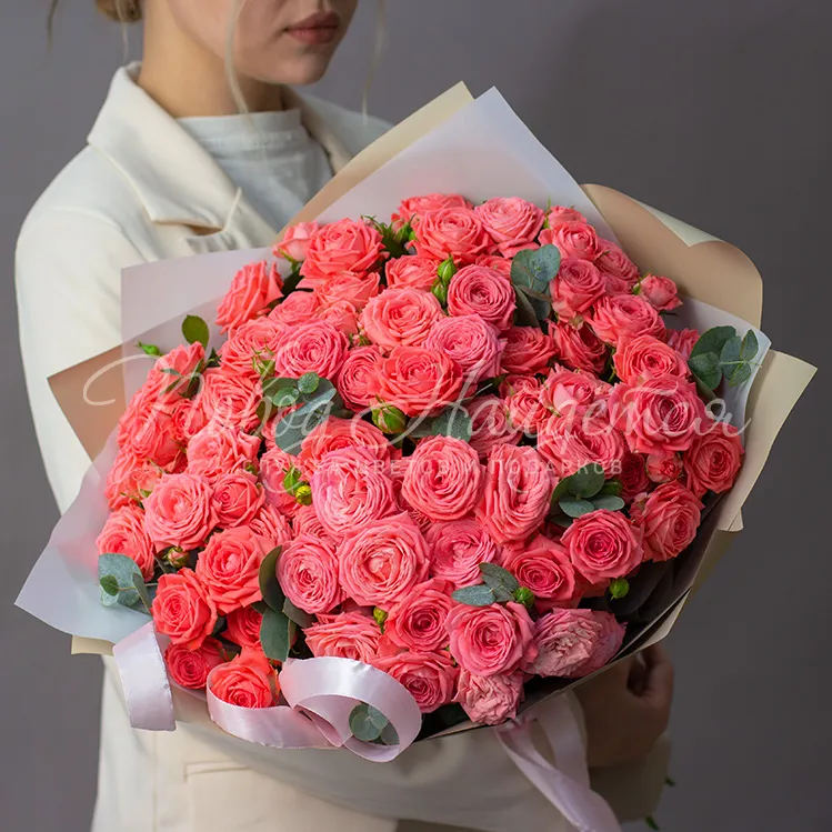 Пионовидные розы Букет Изящество