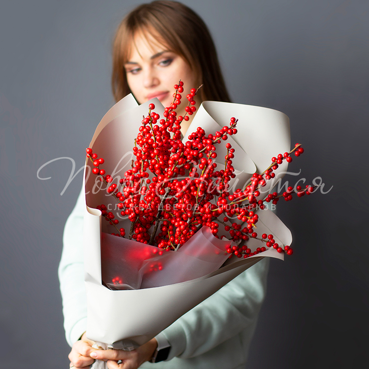 Букет Красный жемчуг