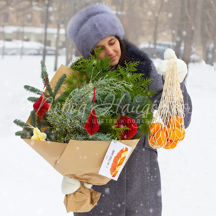 Новогодние букеты