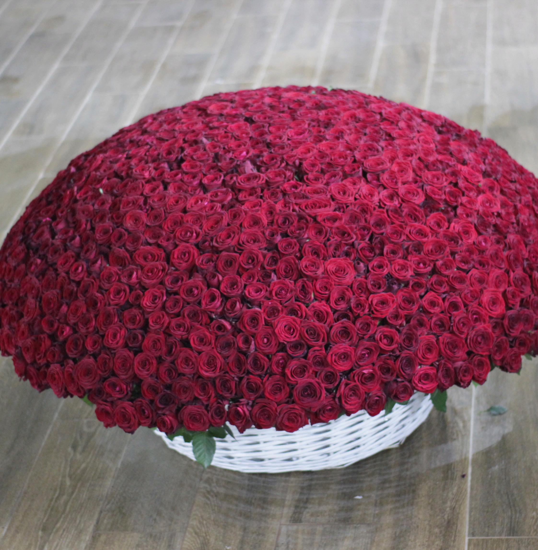 Букет из тысячи роз