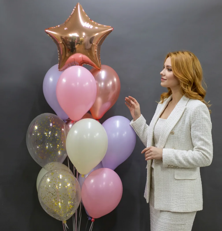 Обычные шары, облака из шаров Облако шаров"Солнце в облаках"