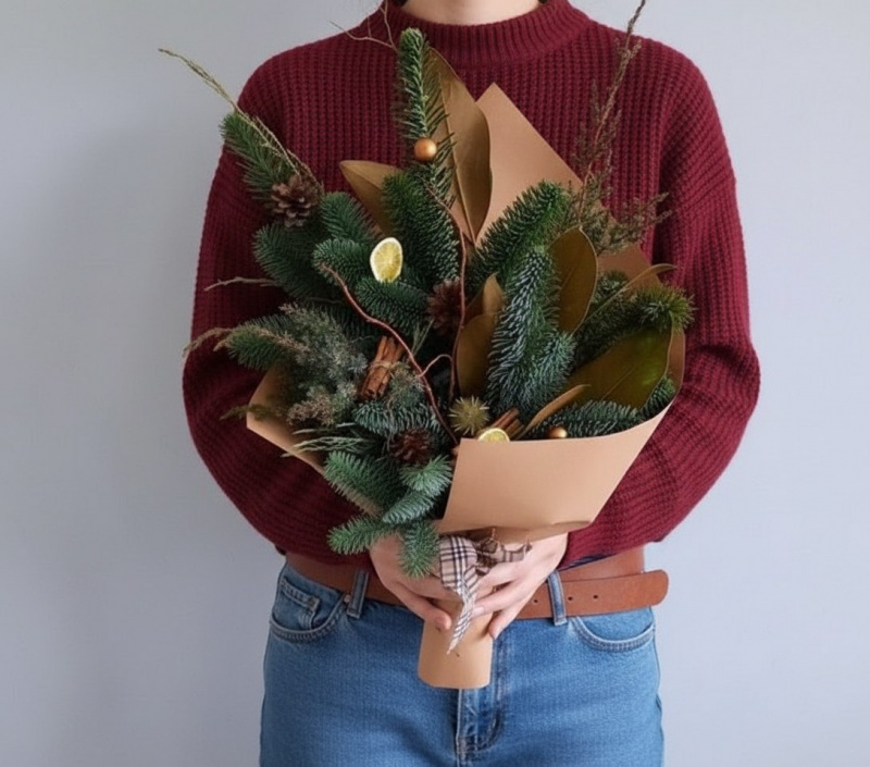 Букет Снежная бахрома