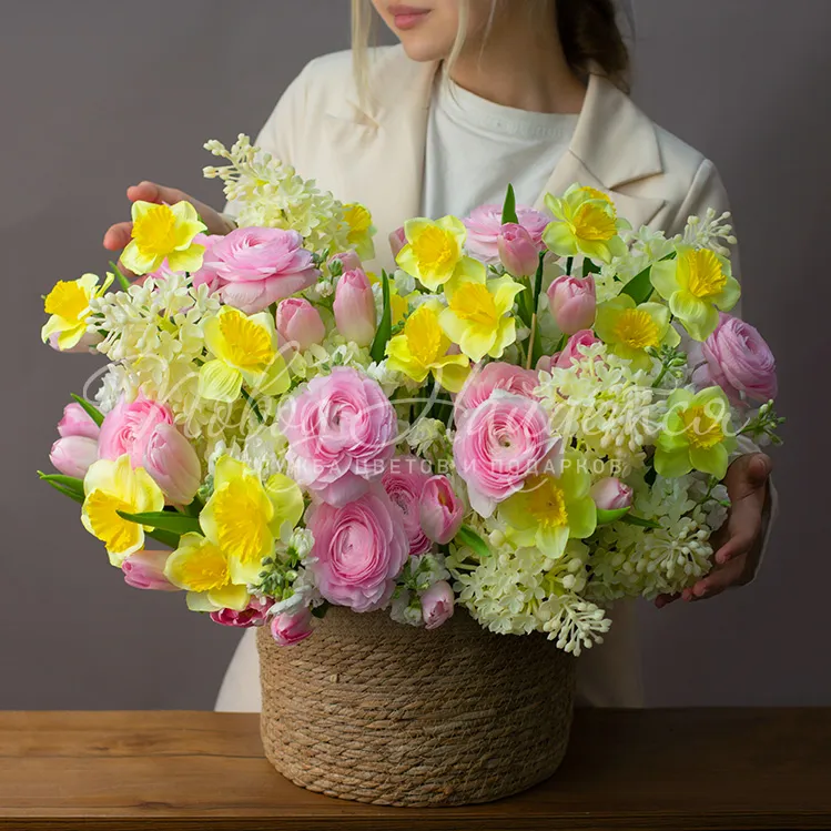 РАНУНКУЛЮСЫ Букет Ласковая весна