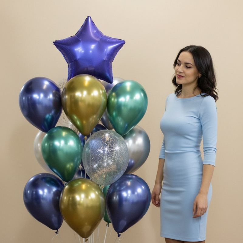 Облако шаров "Нефрит"