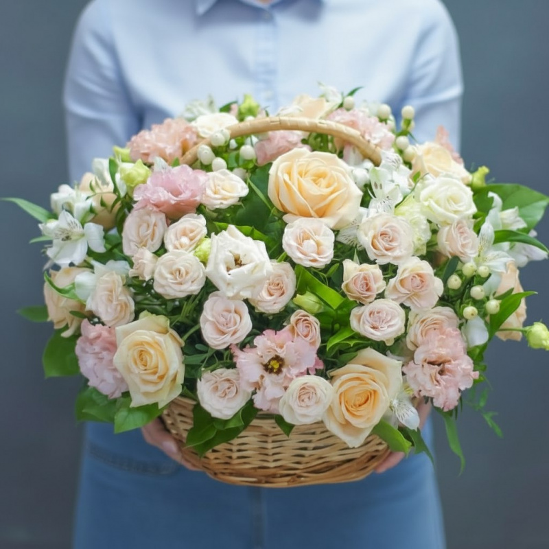 Корзина Белый танец