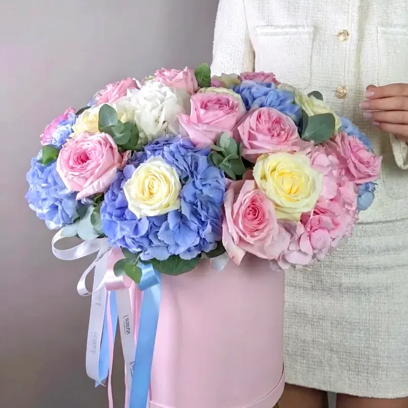 ГОРТЕНЗИИ Букет Голубые облака