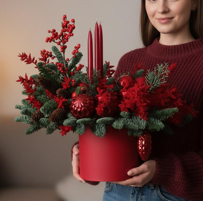 Букет Моей снегурочке