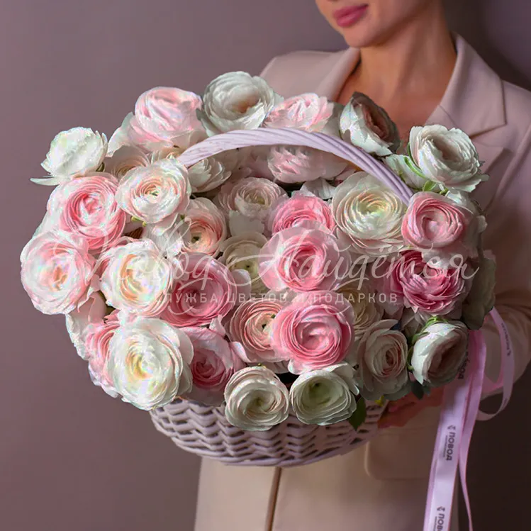 Букеты с РАНУНКУЛЮСАМИ Букет Хрустальная мечта