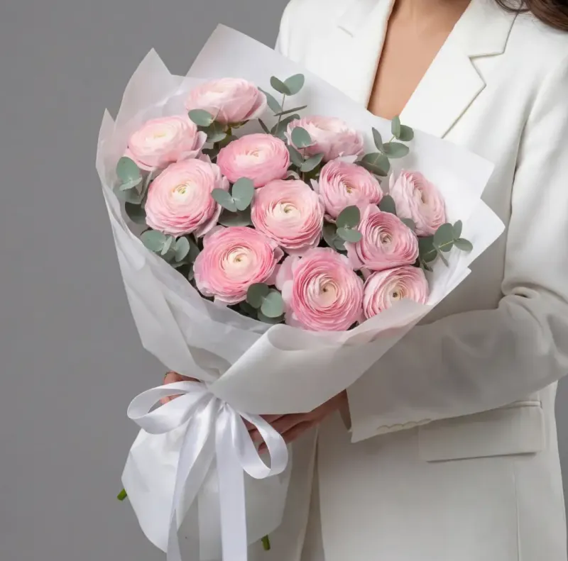 РАНУНКУЛЮСЫ Букет Беззаботное счастье