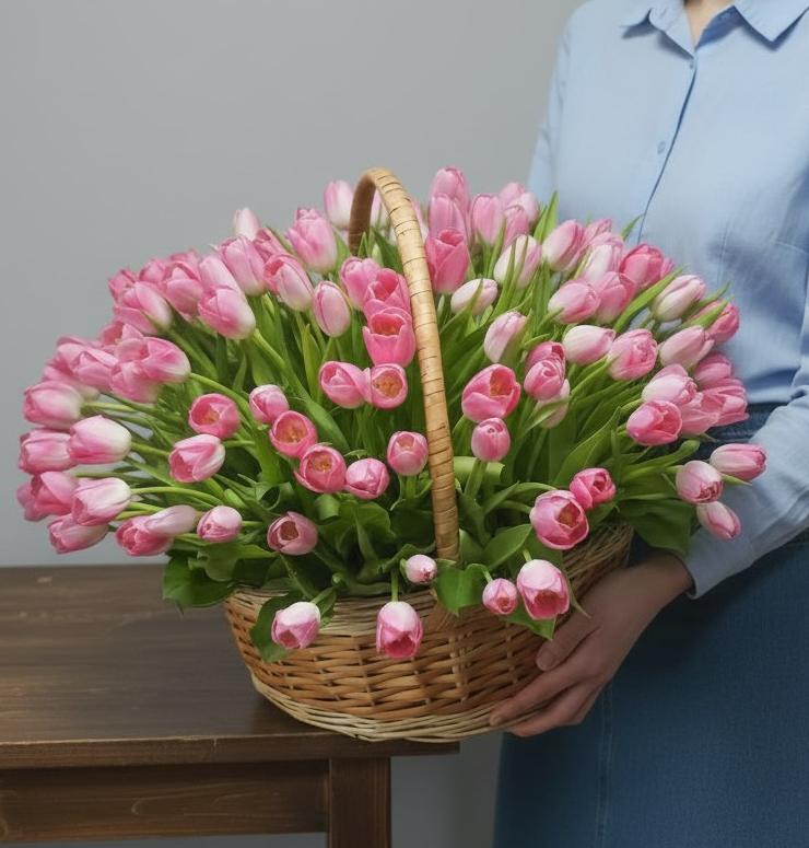 Букет Розовое мерцание