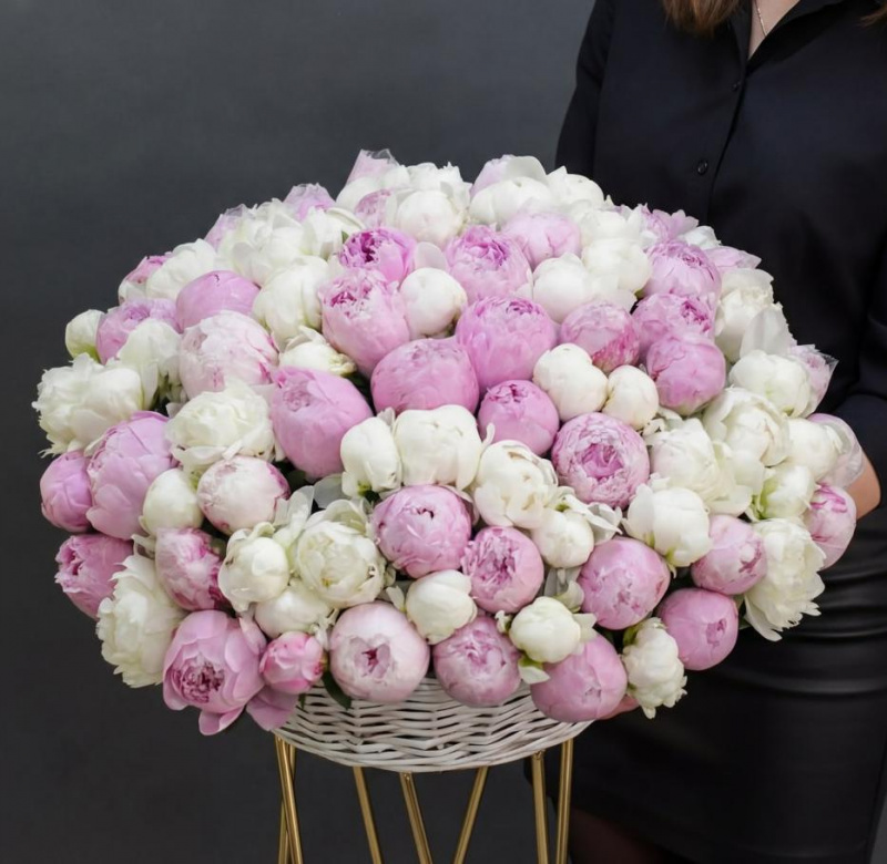 ПИОНЫ Букет Куршавель