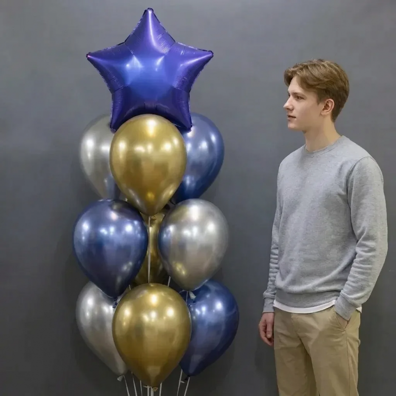 Обычные шары, облака из шаров Облако шаров "Ночной океан"