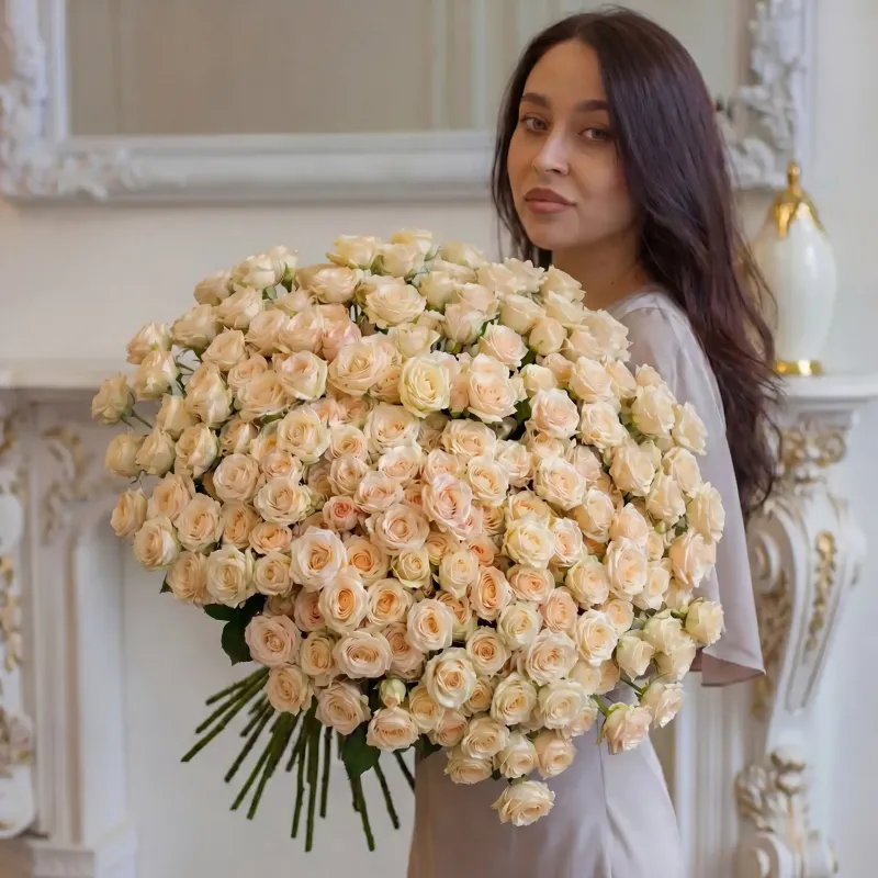 Кустовые розы Букет Самая любимая