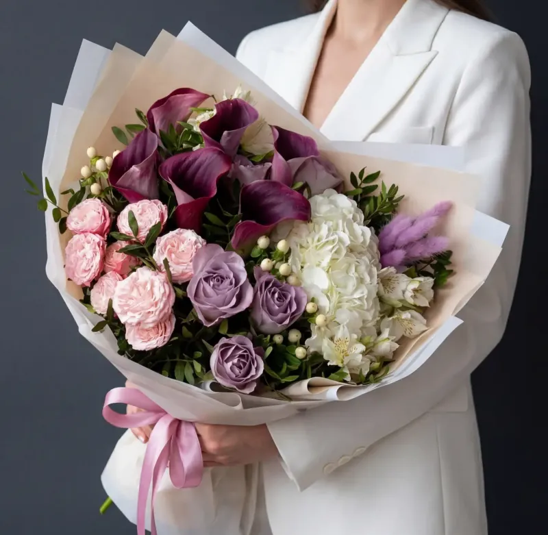 КАЛЛЫ Букет Сказочная тайга