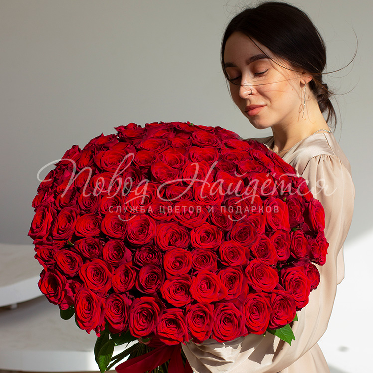 Букет роз для любимой - купить с бесплатной доставкой по Москве