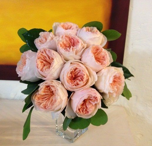 Розовые свадебные букеты