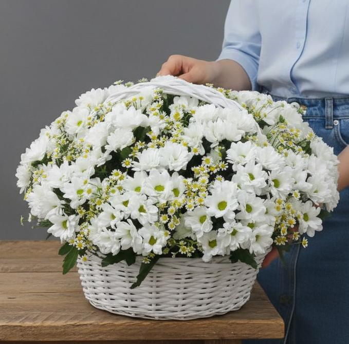 Букет Белая вьюга