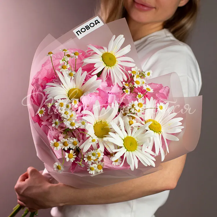 РОМАШКИ Букет Рассвет в поле