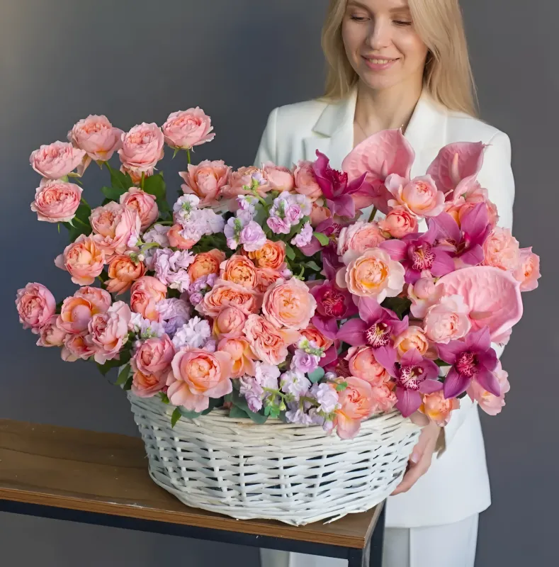 Корзины Корзина Охапка нежности