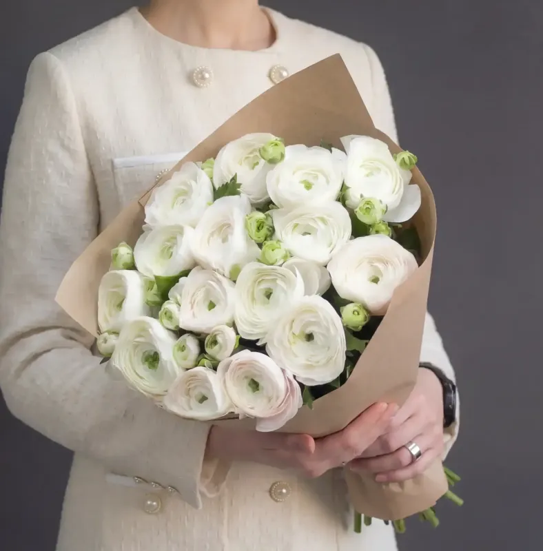 РАНУНКУЛЮСЫ Букет Альба