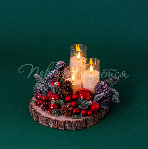 Цветочная композиция Морозный штиль