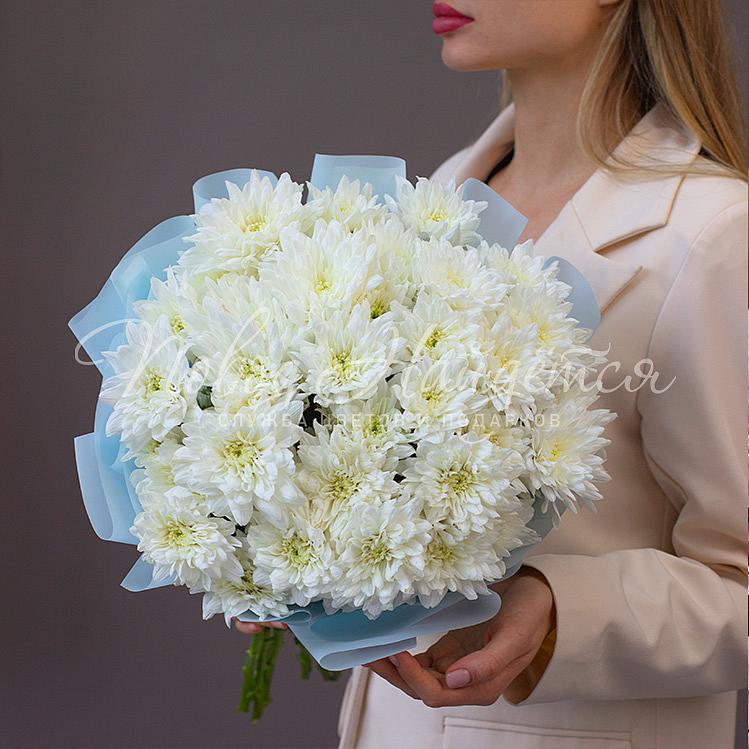 Моно Хризантемы Букет Нежный день