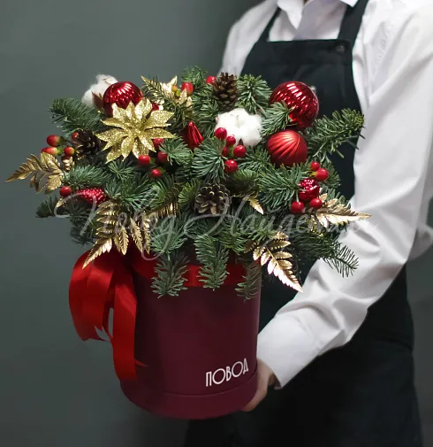 Корзина Новогодний шарм — Повод Найдется