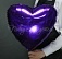 Сердце Фиолетовое Металлик